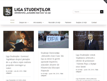 Tablet Screenshot of ligastudentilor.net